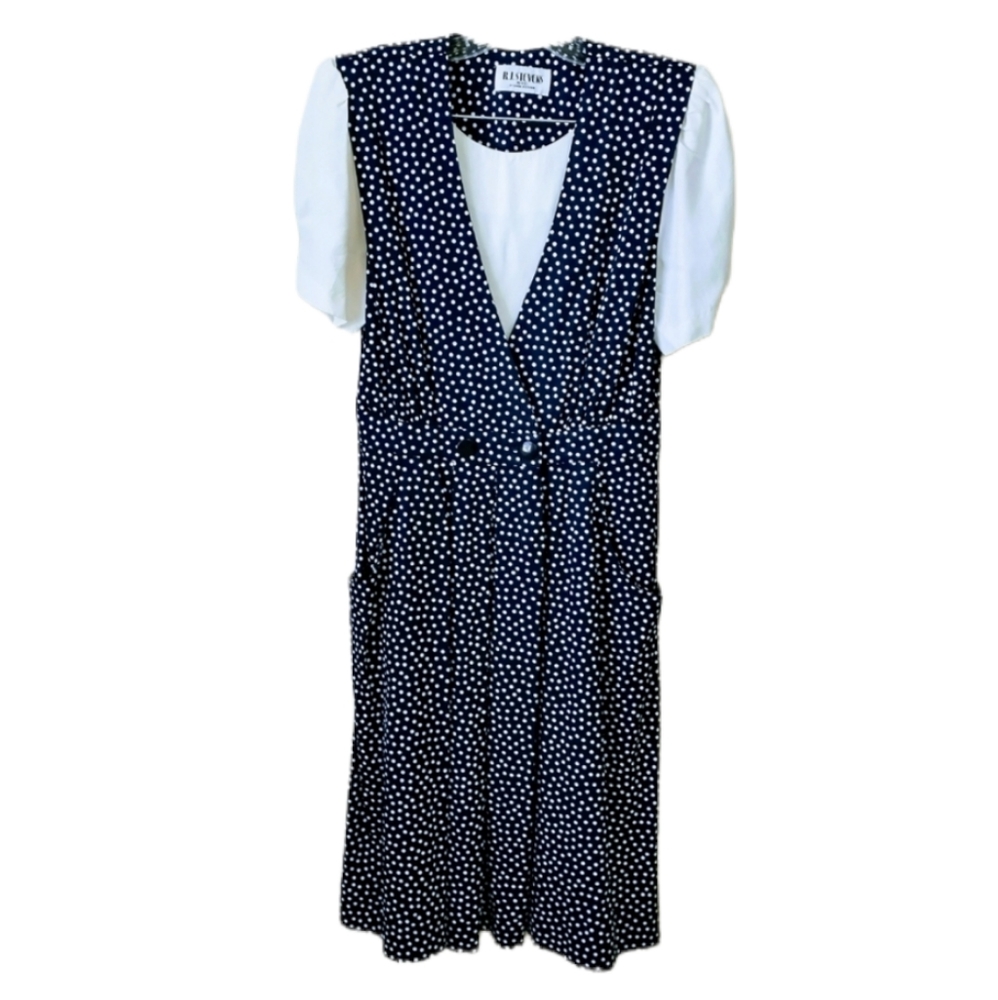 Vintage R.J Stevens Polka-dot Dress